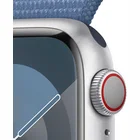 Viedpulkstenis Apple Watch Series 9 GPS + Cellular 45mm Silver Aluminium Case with Winter Blue Sport Loop