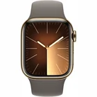 Viedpulkstenis Apple Watch Series 9 GPS + Cellular 45mm Gold Stainless Steel Case with Clay Sport Band - M/L