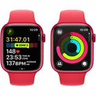 Viedpulkstenis Apple Watch Series 9 GPS + Cellular 41mm (PRODUCT)RED Aluminium Case with RED Sport Band - M/L
