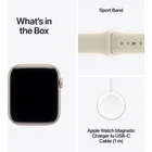 Viedpulkstenis Apple Watch SE 3 GPS 40mm Starlight Aluminium Case with Sand Sport Band - S/M