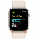 Viedpulkstenis Apple Watch SE 2023 GPS + Cellular 40mm Starlight Aluminium Case with Starlight Sport Loop