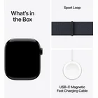 Viedpulkstenis Apple Watch Series 10 GPS + Cellular 42mm Jet Black Aluminium Case with Ink Sport Loop