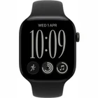 Viedpulkstenis Apple Watch Series 12 GPS 42mm Black Aluminium Case with Black Sport Band - S/M
