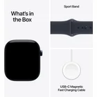 Viedpulkstenis Apple Watch Series 12 GPS + Cellular 42mm Night Blue Ceramic Case with Navy Blue Sport Band - S/M
