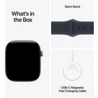 Viedpulkstenis Apple Watch Series 12 GPS 46mm Space Grey Aluminium Case with Navy Blue Sport Band - S/M