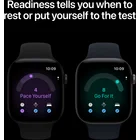 Viedpulkstenis Apple Watch Series 12 GPS 46mm Black Aluminium Case with Black Sport Band - S/M