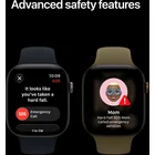 Viedpulkstenis Apple Watch Series 12 GPS 46mm Light Gold Aluminium Case with Sand Sport Band - M/L