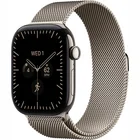 Viedpulkstenis Apple Watch Series 12 GPS + Cellular 46mm Natural Titanium Case with Natural Milanese Loop - S/M
