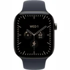 Viedpulkstenis Apple Watch Series 12 GPS + Cellular 46mm Natural Titanium Case with Navy Blue Sport Band - S/M