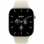 Viedpulkstenis Apple Watch Series 12 GPS + Cellular 46mm Pearl White Ceramic Case with Sand Sport Band - M/L