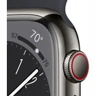 Viedpulkstenis Apple Watch Series 8 GPS + Cellular 45mm Graphite Stainless Steel Case with Midnight Sport Band