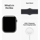 Apple Watch Series 8 GPS + Cellular 45mm Graphite Stainless Steel Case with Midnight Sport Band