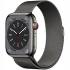 Viedpulkstenis Apple Watch Series 8 GPS + Cellular 45mm Graphite Stainless Steel Case with Graphite Milanese Loop