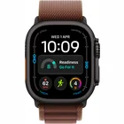 Viedpulkstenis Apple Watch Ultra 4 GPS + Cellular 49mm Black Titanium Case with Burgundy Alpine Loop - L