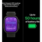 Viedpulkstenis Apple Watch Ultra 4 GPS + Cellular 49mm Black Titanium Case with Translucent Black Ocean Band