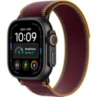Viedpulkstenis Apple Watch Ultra 4 GPS + Cellular 49mm Black Titanium Case with Burgundy Trail Loop - S/M