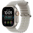 Viedpulkstenis Apple Watch Ultra 4 GPS + Cellular 49mm Natural Titanium Case with Translucent Grey Ocean Band