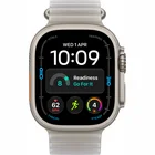 Viedpulkstenis Apple Watch Ultra 4 GPS + Cellular 49mm Natural Titanium Case with Translucent Grey Ocean Band