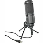 Mikrofons Mikrofons Audio Technica Turntable AT2020USB Black