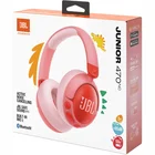 Austiņas JBL Junior 470NC Pink