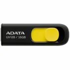USB zibatmiņa USB zibatmiņa ADATA UV128 16 GB, USB 3.0, Black/Yellow