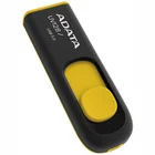 USB zibatmiņa USB zibatmiņa A-DATA DASHDRIVE UV128 32GB BLACK/YELLOW USB3.0