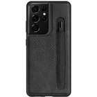 Samsung Galaxy S21 Ultra Aoge Leather Case by Nillkin Black