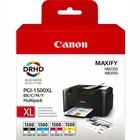 Canon PGI-1500XL High Yield BK/C/M/Y Ink Cartridge Multipack