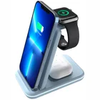 Canyon 3-in-1 wireless charging station WS-304 Blue