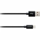 Canyon CFI-3 Lightning to USB-A Cable Black 1m