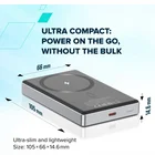 Akumulators (Power bank) Canyon Magnetic Wireless Power Bank OnPower 510 Beige CNS-CPB510BE