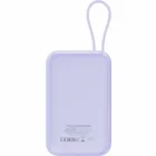 Akumulators (Power bank) Canyon Power Bank OnPower 101 10000mAh 22.5W Purple CNS-CPB101PU