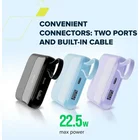 Akumulators (Power bank) Canyon Power Bank OnPower 101 10000mAh 22.5W Purple CNS-CPB101PU