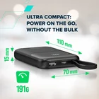 Akumulators (Power bank) Canyon Power Bank OnPower 101 10000mAh 22.5W Purple CNS-CPB101PU