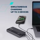 Akumulators (Power bank) Canyon Power Bank OnPower 240 25000mAh 140W Dark Grey CNS-CPB240