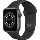 Viedpulkstenis Apple Watch Series 6 GPS 40mm Space Gray Aluminium Case with Black Sport Band