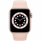 Viedpulkstenis Apple Watch Series 6 GPS 44mm Gold Aluminium Case with Pink Sand Sport Band