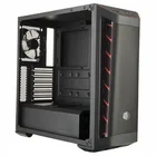 Stacionārā datora korpuss Cooler Master Masterbox MB511 Black/Red Window
