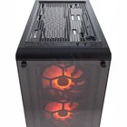 Stacionārā datora korpuss Corsair Crystal Series 460X RGB Black Tempered Glass