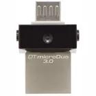 USB zibatmiņa USB zibatmiņa Kingston DataTraveler microDuo 32 GB, USB 3.0,  microUSB, Metal/Black
