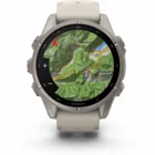 Viedpulkstenis Garmin fenix 9 43mm Titanium with Fog Gray Silicone Band