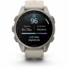 Viedpulkstenis Garmin fenix 9 43mm Titanium with Fog Gray Silicone Band