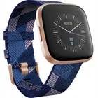 Viedpulkstenis Fitbit Versa 2 Special Edition Navy & Pink Woven Band/Copper Rose Aluminum Case