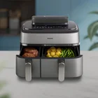 Friteris Philips Dual Basket Airfryer with Steam NA555/00