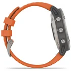 Viedpulkstenis Garmin Fenix 6 Sapphire Ti Gray with Orange band