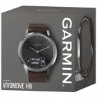 Viedpulkstenis Garmin Vivomove HR Premium L Brown/Silver