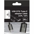 Gembird USB 2.0 OTG Type-C adapter cable (CM/AF) A-OTG-CMAF2-01