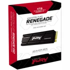 Iekšējais cietais disks Kingston Fury Renegade Heatsink SSD 4TB