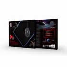 Datorpeles paliktnis Gembird Gaming mouse pad with LED light effect M