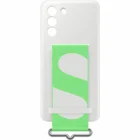 Samsung Galaxy S21 FE Silicone Cover with Strap White